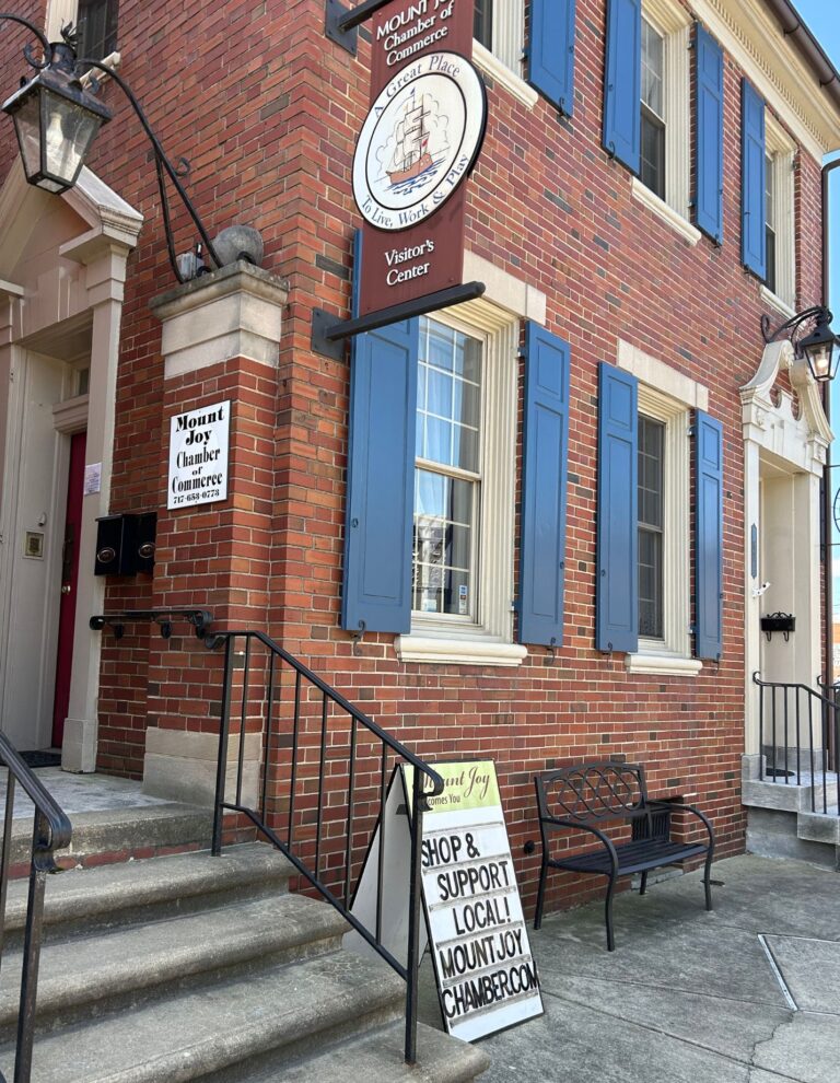 Mount Joy Chamber of Commerce office and Visitors Center building.