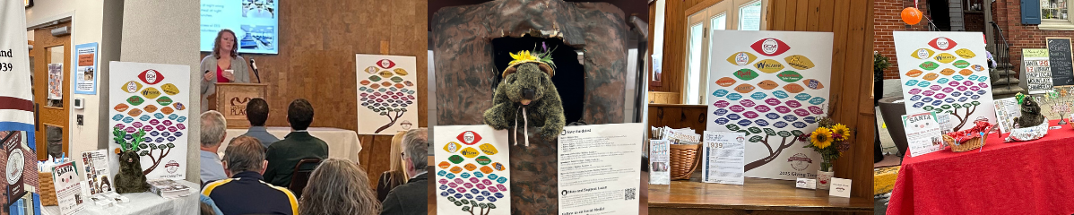 Pictures of Giving Tree at events.