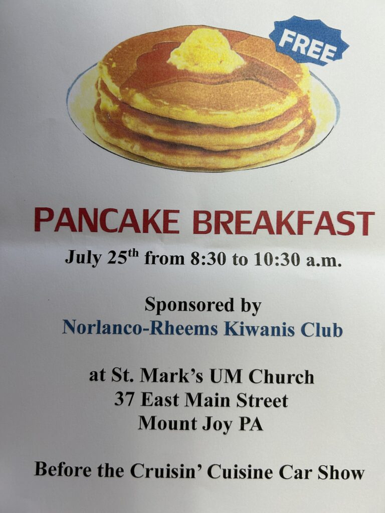 Pancake Breakfast information