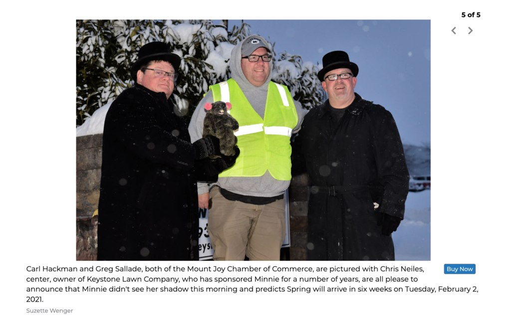 Carl, Chris, Greg, and Mount Joy Minnie 2022.