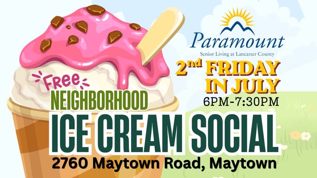 ice cream social flyer