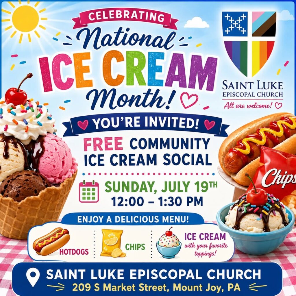 Ice cream month poster