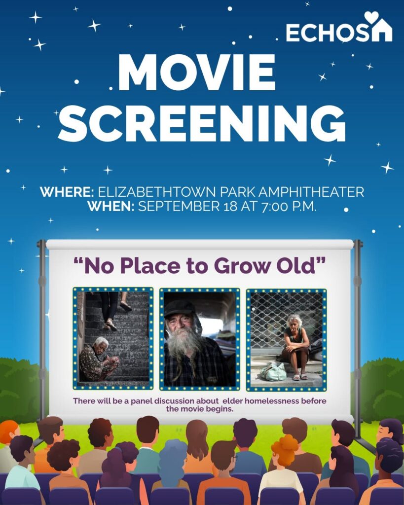 No Place to Grow Old Movie Night flyer
