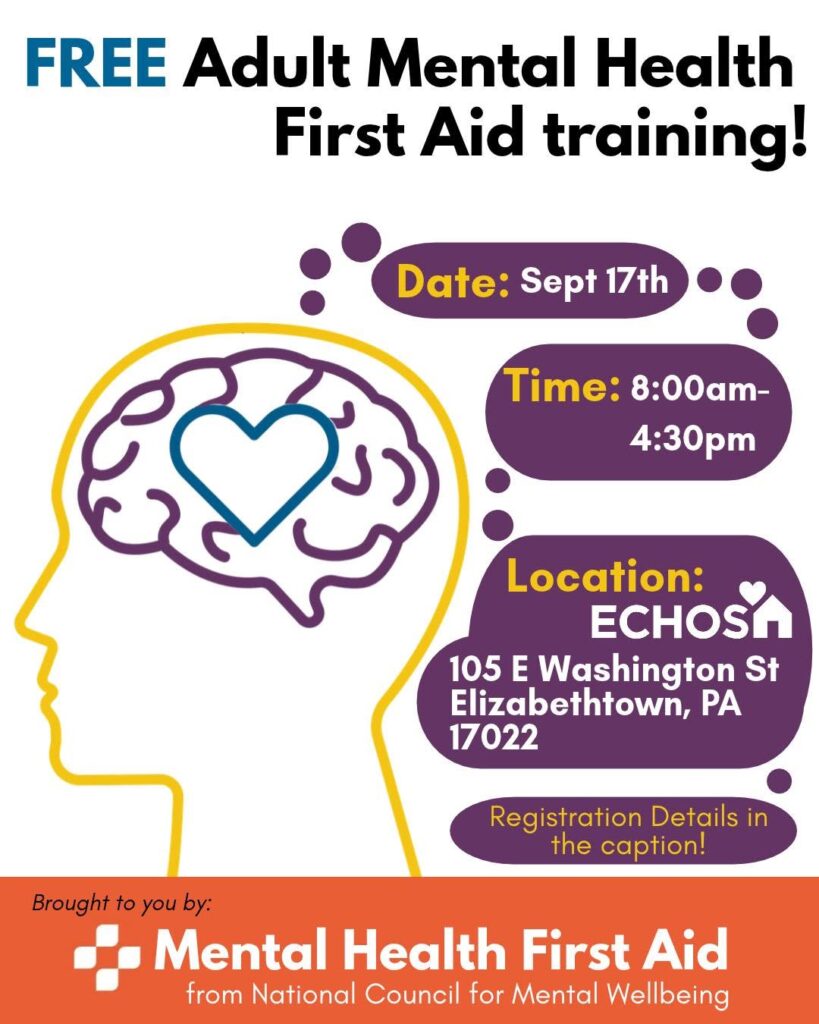 ECHOS Mental Health First Aid Training 2026
