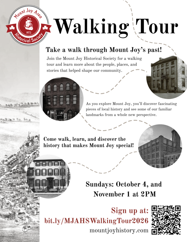 MJAHS Walking Tour information