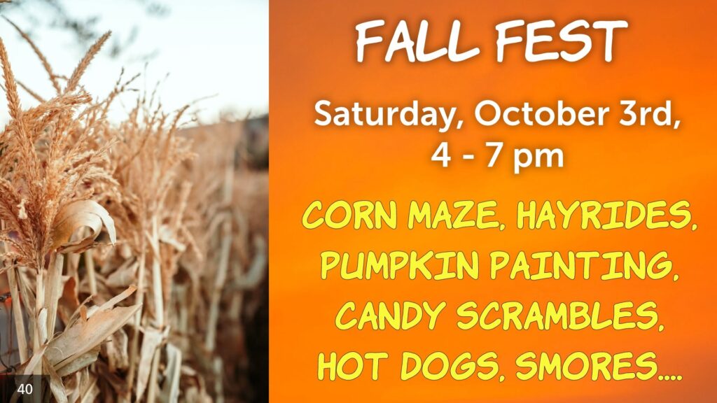 Fall Fest information